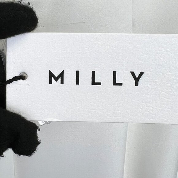 NWT MILLY Penelope Halter Neck Cady Dress  US 4 - Picture 13 of 15